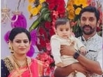 Arun Yogiraj with his family.