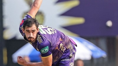 Kolkata Knight Riders' Mitchell Starc bowls during the match against Lucknow Super Giants in the Indian Premier League 2024, at Eden Gardens in Kolkata on Sunday. (KolkataKnightRiders Twitter) Kolkata Knight Riders' Mitchell Starc bowls during the match against Lucknow Super Giants in the Indian Premier League 2024, at Eden Gardens in Kolkata on Sunday. (KolkataKnightRiders Twitter)