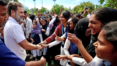 In the 2019 Lok Sabha polls, Rahul Gandhi won from Wayanad with a huge margin of over 4.31 lakh votes (X/@INCIndia) In the 2019 Lok Sabha polls, Rahul Gandhi won from Wayanad with a huge margin of over 4.31 lakh votes (X/@INCIndia)