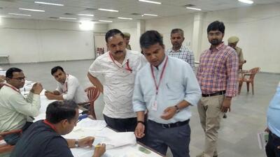 According to Nodal officer (postal ballot), the facilitation centre set up for voters on election duty minimises the potential misuse of postal ballot facility and ensures free, fair and transparent elections. (HT Photo) According to Nodal officer (postal ballot), the facilitation centre set up for voters on election duty minimises the potential misuse of postal ballot facility and ensures free, fair and transparent elections. (HT Photo)