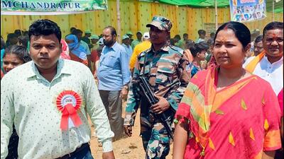 BJPSinghbhum Lok Sabha candidate Geeta Koda. (ANI) BJPSinghbhum Lok Sabha candidate Geeta Koda. (ANI)