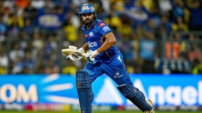 Mumbai Indians' Rohit Sharma runs between the wickets. (AFP) Mumbai Indians' Rohit Sharma runs between the wickets. (AFP)
