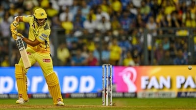Chennai Super Kings' Shivam Dube plays a shot. (AFP) Chennai Super Kings' Shivam Dube plays a shot. (AFP)
