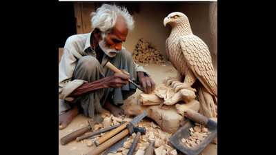 In Saharanpur, known for its hand-carved artefacts, the industry employs two lakh voters directly and another four lakh indirectly. (HT)