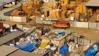 In the past 10 years, many illegal tin sheds, scrap godowns and shops have mushroomed in the area. (REPRESENTATIVE PHOTO) In the past 10 years, many illegal tin sheds, scrap godowns and shops have mushroomed in the area. (REPRESENTATIVE PHOTO)