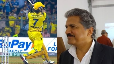 MS Dhoni's performance against Mumbai Indians (MI) at Wankhede Stadium received plaudits from Anand Mahindra. (X/@anandmahindra and @CricCrazyJohns) MS Dhoni's performance against Mumbai Indians (MI) at Wankhede Stadium received plaudits from Anand Mahindra. (X/@anandmahindra and @CricCrazyJohns)