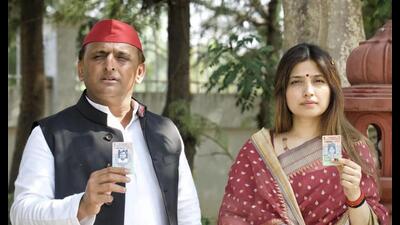 Mainpuri MP Dimple Yadav’s nomination event is likely to be a grand one. (File Photo) Mainpuri MP Dimple Yadav’s nomination event is likely to be a grand one. (File Photo)