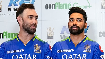 Glenn Maxwell and Mohammed Siraj faced the axe by RCB for the SRH clash. (PTI) Glenn Maxwell and Mohammed Siraj faced the axe by RCB for the SRH clash. (PTI)