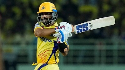 Chennai Super Kings' Ajinkya Rahane plays a shot during the IPL 2024 cricket match between Chennai Super Kings and Mumbai Indians (PTI) Chennai Super Kings' Ajinkya Rahane plays a shot during the IPL 2024 cricket match between Chennai Super Kings and Mumbai Indians (PTI)