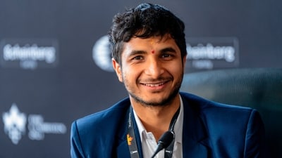 Grandmaster Vidit Santosh Gujrathi during the FIDE Candidates 2024 chess tournament, in Toronto, Canada, (PTI) Grandmaster Vidit Santosh Gujrathi during the FIDE Candidates 2024 chess tournament, in Toronto, Canada, (PTI)