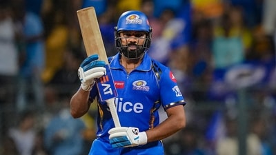 Rohit Sharma scored his 1st IPL century after 12 years (PTI) Rohit Sharma scored his 1st IPL century after 12 years (PTI)