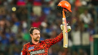 Sunrisers Hyderabad amassed 287-3 for the highest-ever Indian Premier League total and beat Royal Challengers Bengaluru by 25 runs on a Monday full of records and featuring a century by Travis Head. (PTI) Sunrisers Hyderabad amassed 287-3 for the highest-ever Indian Premier League total and beat Royal Challengers Bengaluru by 25 runs on a Monday full of records and featuring a century by Travis Head. (PTI)