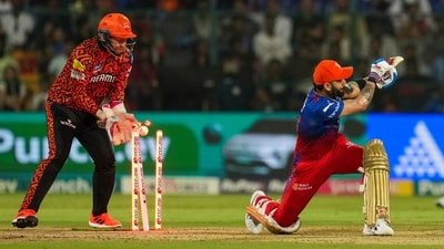 The stand ended on 80 in just 6.2 overs with Kohli being cleaned up by Mayank Markande. (PTI) The stand ended on 80 in just 6.2 overs with Kohli being cleaned up by Mayank Markande. (PTI)