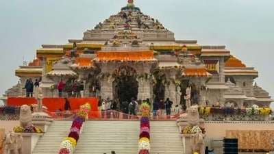 This is the first since the consecration ceremony at Ram Temple in January. (File Photo) This is the first since the consecration ceremony at Ram Temple in January. (File Photo)