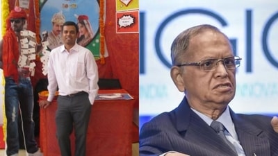 Chaitanya Ramalingegowda (left) shared his views on Narayana Murthy's 70-hour work week remark. (LinkedIn/@chaitanyar) Chaitanya Ramalingegowda (left) shared his views on Narayana Murthy's 70-hour work week remark. (LinkedIn/@chaitanyar)