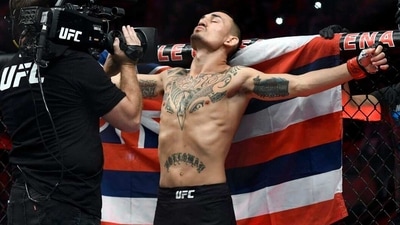 File image of Max Holloway. (AP Photo/Jose Juarez) File image of Max Holloway. (AP Photo/Jose Juarez)