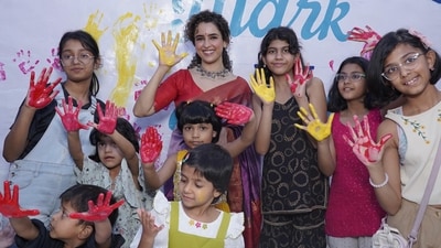 Actor Sanya Malhotra at the opening of ‘So-Hum Smiles’ Actor Sanya Malhotra at the opening of ‘So-Hum Smiles’