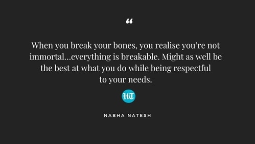 Nabha Natesh on realising her mortality after the accident. Nabha Natesh on realising her mortality after the accident.