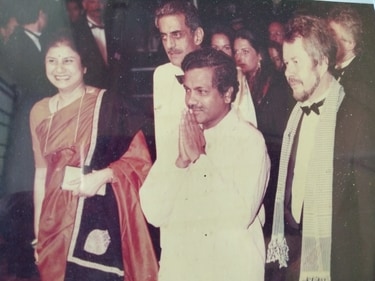 Shaji N Karun (middle) at the world premiere of Swaham in Cannes 30 years ago Shaji N Karun (middle) at the world premiere of Swaham in Cannes 30 years ago