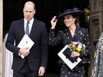 Prince William- Kate Middleton: Britain's Prince William, Prince of Wales and Catherine, Princess of Wales, depart following the annual Commonwealth Day Service at Westminster Abbey in London, Britain.