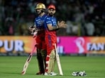 Faf du Plessis (L) and Virat Kohli. Faf du Plessis (L) and Virat Kohli.