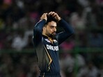 Rashid Khan has claimed 6 wickets for Gujarat Titans in as many matches this season. Rashid Khan has claimed 6 wickets for Gujarat Titans in as many matches this season.