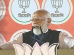 Prime Minister Narendra Modi addresses a rally in West Bengal's Balurghat. Prime Minister Narendra Modi addresses a rally in West Bengal's Balurghat.
