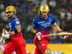 Virat Kohli scored 42 while Faf du Plessis played a gritty knock of 62 against SRH 