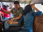One of the accused who opened fire outside Bollywood actor Salman Khan's residence being produced at Esplanade court in Mumbai on Tuesday. One of the accused who opened fire outside Bollywood actor Salman Khan's residence being produced at Esplanade court in Mumbai on Tuesday.
