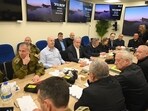 Israel's war cabinet was set to meet for the third time in three days on Tuesday, an official said, to decide on a response to Iran's first-ever direct attack, amid international pressure to avoid further escalating the conflicts in the Middle East. Israel's war cabinet was set to meet for the third time in three days on Tuesday, an official said, to decide on a response to Iran's first-ever direct attack, amid international pressure to avoid further escalating the conflicts in the Middle East.