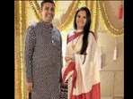 Gujarat businessman Bhavesh Bhandari and his wife are seen. Gujarat businessman Bhavesh Bhandari and his wife are seen.