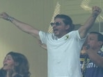 Shah Rukh Khan had a gala time at the IPL match between RR and KKR