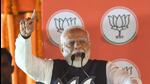 Prime Minister Narendra Modi addresses a public meeting ahead of the Lok Sabha elections in Bihar’s Gaya on Tuesday. (HT Photo/Santosh Kumar)
