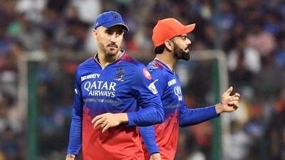 Royal Challengers Bengaluru's skipper Faf du Plessis and Virat Kohli (ANI ) Royal Challengers Bengaluru's skipper Faf du Plessis and Virat Kohli (ANI )