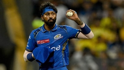 Mumbai Indians' captain Hardik Pandya (AFP)