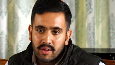 Congress Lok Sabha candidate from Himachal’s Mandi, Vikramaditya Singh. (HT File) Congress Lok Sabha candidate from Himachal’s Mandi, Vikramaditya Singh. (HT File)