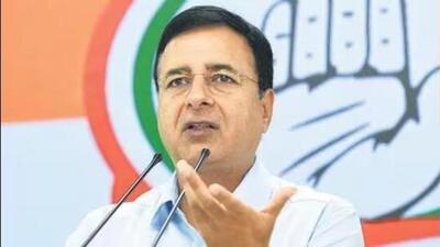 Congress MP Randeep Surjewala. (File) Congress MP Randeep Surjewala. (File)