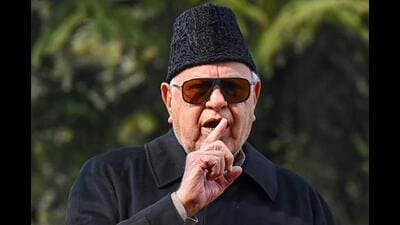 Former Jammu and Kashmir National Conference president Farooq Abdullah. (PTI) Former Jammu and Kashmir National Conference president Farooq Abdullah. (PTI)