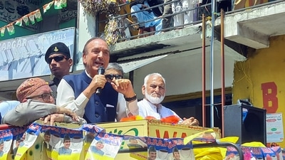 Democratic Progressive Azad Party (DPAP) chief Ghulam Nabi Azad addresses the election campaign rally in support of party candidate from the Udhampur-Doda constituency. (ANI) Democratic Progressive Azad Party (DPAP) chief Ghulam Nabi Azad addresses the election campaign rally in support of party candidate from the Udhampur-Doda constituency. (ANI)