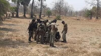 Seven AK-47 rifles and three Light Machine Guns (LMG) have been recovered from the encounter spot. (Representative Image) Seven AK-47 rifles and three Light Machine Guns (LMG) have been recovered from the encounter spot. (Representative Image)
