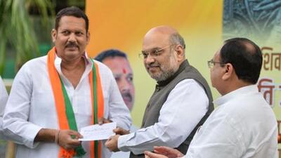 The BJP later nominated him to the Rajya Sabha in April 2020, and he was expected to complete his tenure in 2026. (HT PHOTO) The BJP later nominated him to the Rajya Sabha in April 2020, and he was expected to complete his tenure in 2026. (HT PHOTO)