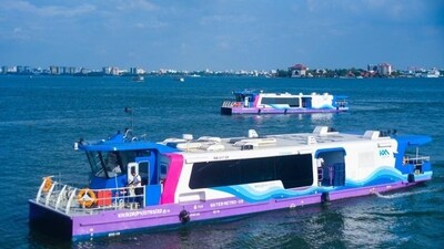 The Kochi water metro (Twitter/CMOKerala) The Kochi water metro (Twitter/CMOKerala)