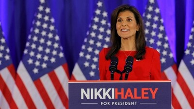 Republican presidential candidate and former U.S. Ambassador to the United Nations Nikki Haley speaks as she announces she is suspending her campaign, in Charleston, South Carolina, U.S., March 6, 2024. REUTERS/Brian Snyder/File Photo (REUTERS)