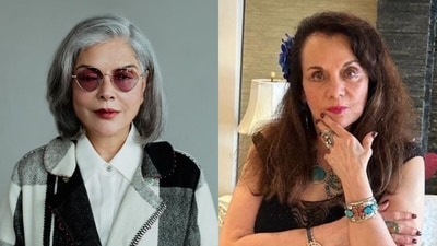 Zeenat Aman and Mumtaz Zeenat Aman and Mumtaz