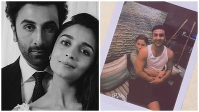 Ranbir Kapoor and Alia Bhatt celebrated their anniversary at home. Ranbir Kapoor and Alia Bhatt celebrated their anniversary at home.