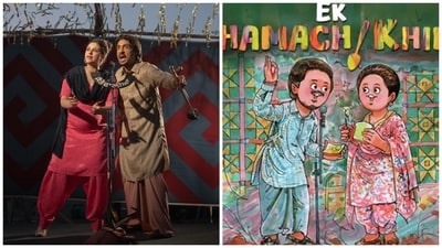 Parineeti Chopra and Diljit Dosanjh shared the Amul doodle on social media.