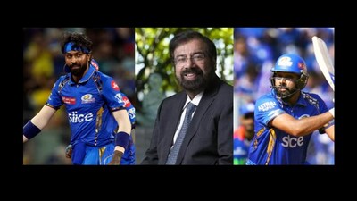 Harsh Goenka said, " Hardik Pandya seems overwhelmed balancing captaincy". Harsh Goenka said, " Hardik Pandya seems overwhelmed balancing captaincy".