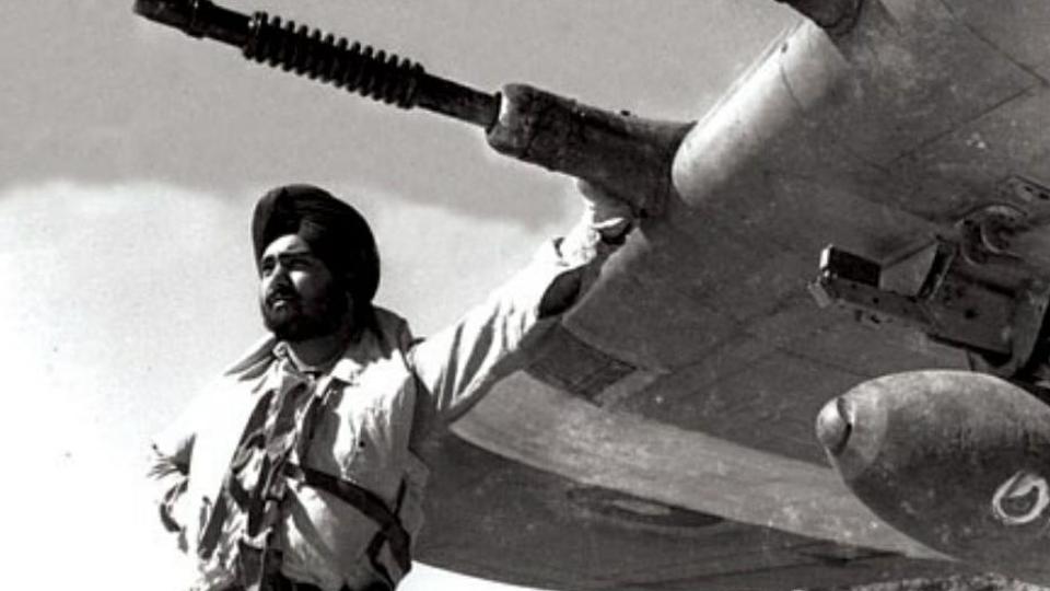 Sqn Ldr Dalip Singh Majithia (retd) retired in Aug 1947 and was the ‘oldest’ IAF fighter (X/IAF_MCC) Sqn Ldr Dalip Singh Majithia (retd) retired in Aug 1947 and was the ‘oldest’ IAF fighter (X/IAF_MCC)
