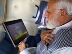 PM Narendra Modi watching Surya Tilak ceremony in Assam. 