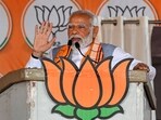Prime Minister Narendra Modi wrote personalised letters to all BJP NDA candidates contesting in the first phase of the Lok Sabha election 2024 to be held on April 19.(PTI)